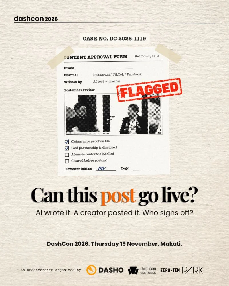 Poster: Can this post go live? AI wrote it. A creator posted it. Who signs off?
