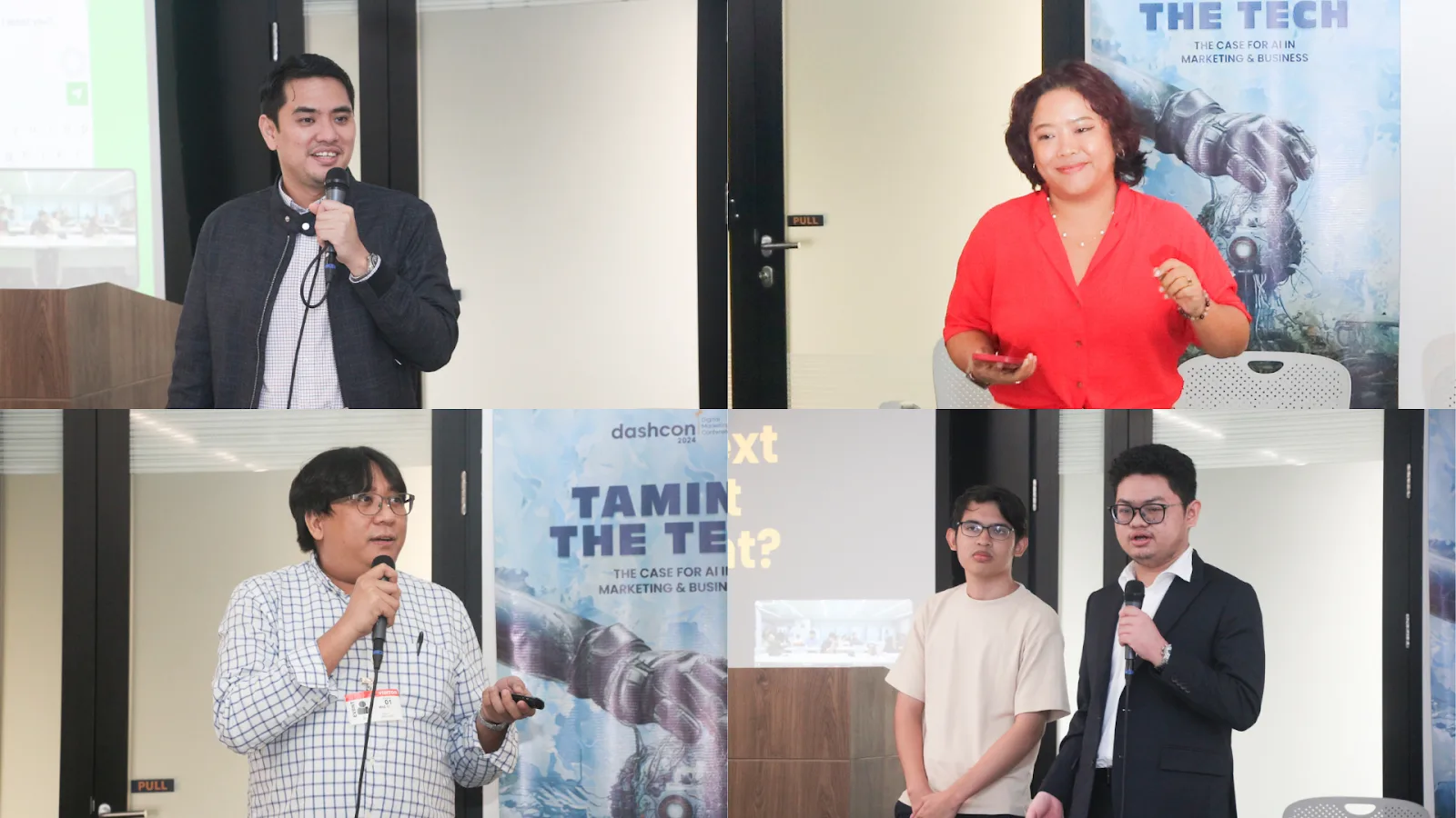 Start-up showcase partners presenting at dashcon 2024
